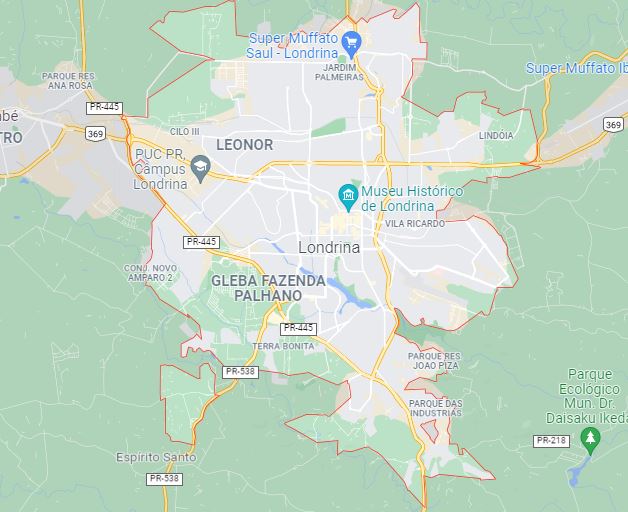 Mapa Londrina